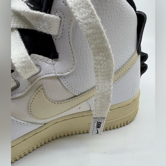 Nike Air Force 1 High Utility Retro White Black Cream AJ7311-100 Women's size 8 - Picture 13 of 13